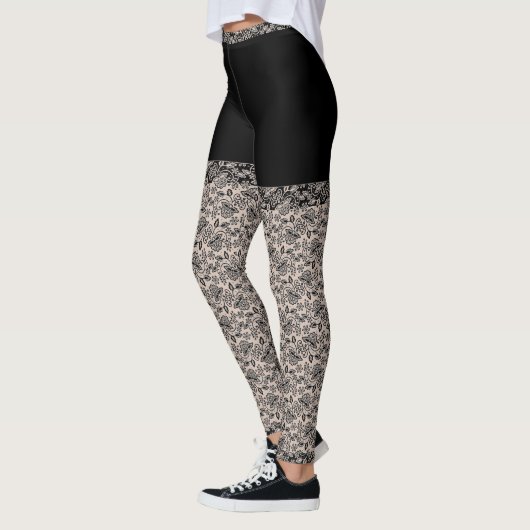 Leggings De dentelle-Dentelle de luxe (Gauche)