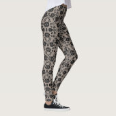 Leggings de dentelle noire Faux (Droite)