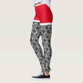 Leggings de dentelle noire Faux (Gauche)