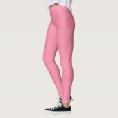 Leggings de design rose - Pantalon de Yoga de Sain (Gauche)