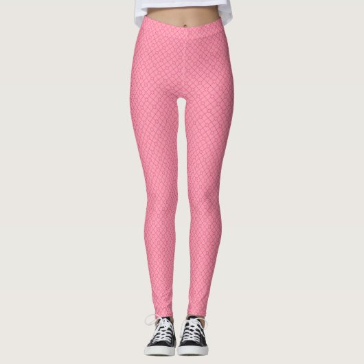 Leggings de design rose - Pantalon de Yoga de Sain (Devant)