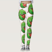 Leggings de designer à motif défaillant (Devant)