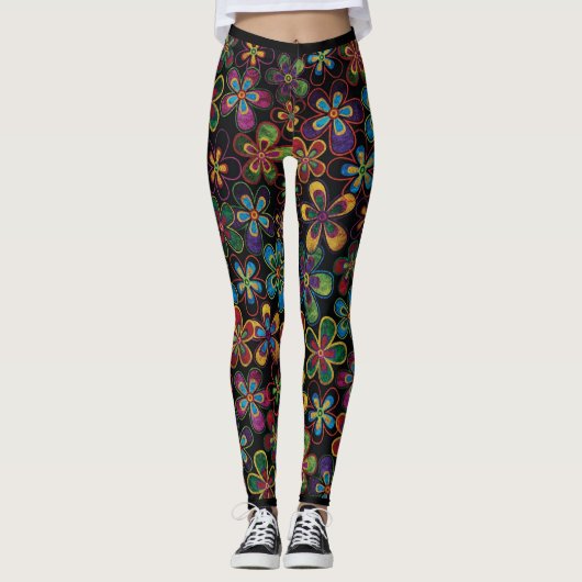 Leggings de designer à motifs cool (Devant)