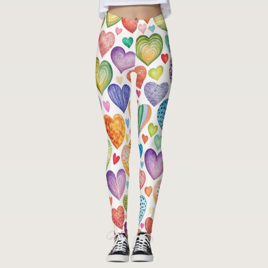 Leggings de designer avec un modèle de leggin défa (Devant)