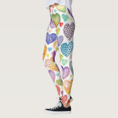 Leggings de designer avec un modèle de leggin défa (Gauche)