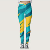 Leggings de designer avec un modèle de leggin défa (Devant)