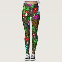 Leggings de dessin de jardin