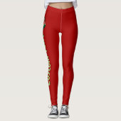 Leggings de dessin de pastèque (Devant)
