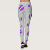 Leggings de disque violet (Dos)