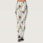 Leggings De doux singes qui jonglent avec des bananes (Dos)