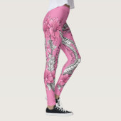 Leggings de dragon de fleurs (Droite)