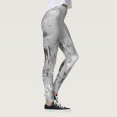Leggings de dragon en niveaux de gris (Droite)