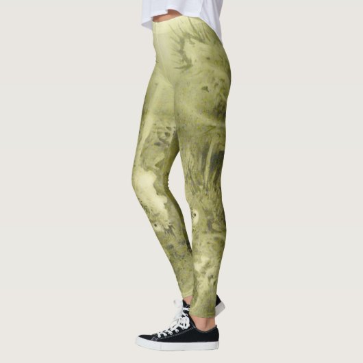 Leggings de dragon vert (Gauche)