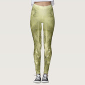 Leggings de dragon vert (Devant)