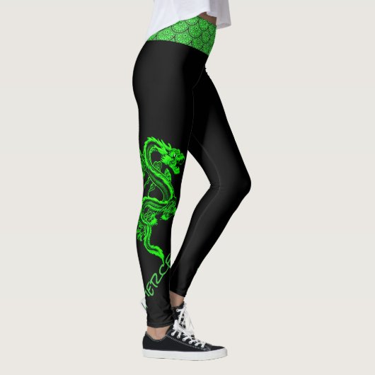 Leggings de dragon vert (Droite)
