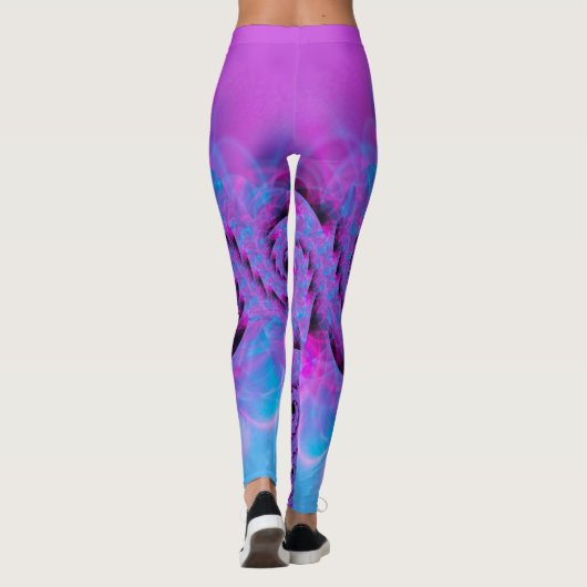 Leggings de dragon violet (Dos)