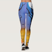 Leggings de fantôme d'Halloween (Dos)