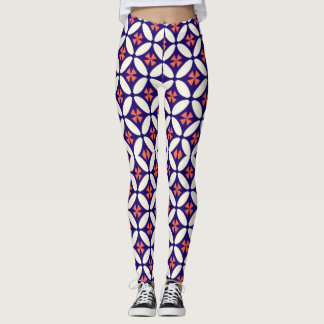 Leggings de femme à motif géométrique élégant
