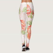 Leggings de fête de fiançailles à fleurs de rose o (Dos)