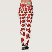 Leggings de feuille d'érable rouge du CANADA (Dos)
