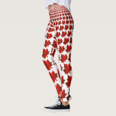 Leggings de feuille d'érable rouge du CANADA (Gauche)