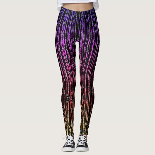 Leggings de Fierté arc-en-ciel (Devant)