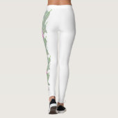 Leggings de fleurs de chlipper blanc de l'état du (Dos)