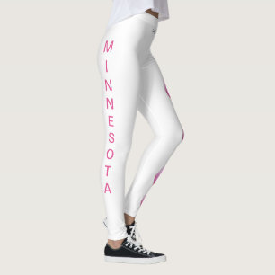 Leggings de fleurs de chlipper blanc de l'état du