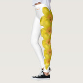 Leggings de fleurs de jessamine jaune de Caroline  (Gauche)