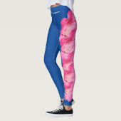 Leggings de fleurs de l'État de Blue Washington (Gauche)