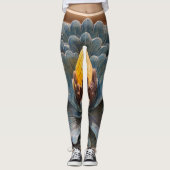 Leggings de fleurs de lotus (Devant)