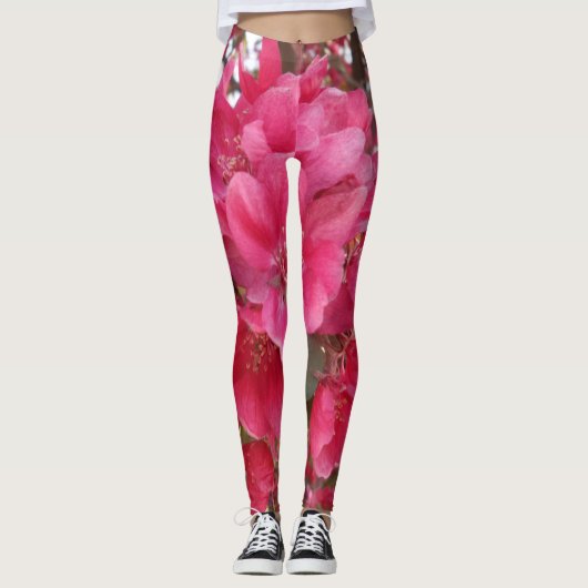 Leggings de fleurs de printemps (Devant)