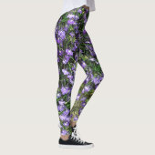 Leggings de fleurs de printemps violettes (Droite)