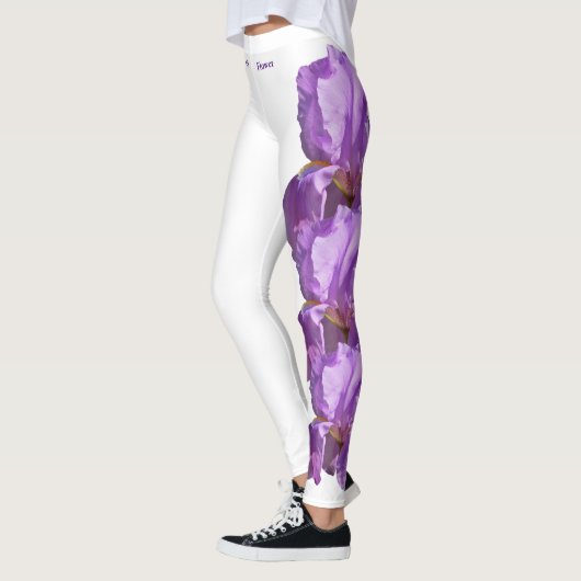 Leggings de fleurs d'état Iris dans le Tennessee b (Gauche)