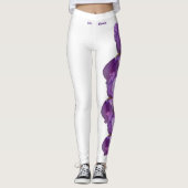 Leggings de fleurs d'état Iris dans le Tennessee b (Devant)