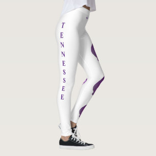 Leggings de fleurs d'état Iris dans le Tennessee b