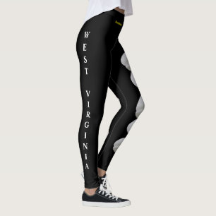 Leggings de fleurs Rhododendron de l'État de Virgi