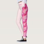 Leggings de fleurs roses de l'État de Washington (Gauche)