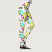 Leggings de fleurs tropicales d'Aloha (Droite)