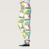 Leggings de fleurs tropicales d'Aloha (Gauche)