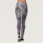 Leggings de fleurs violettes (Dos)