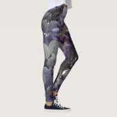 Leggings de fleurs violettes (Droite)