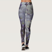 Leggings de fleurs violettes (Dos)