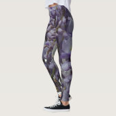 Leggings de fleurs violettes (Gauche)