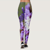 Leggings de fleurs violettes (Dos)