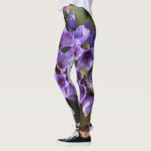 Leggings de fleurs violettes (Gauche)