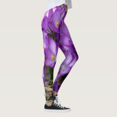 Leggings de fleurs violettes (Droite)