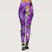 Leggings de fleurs violettes (Dos)