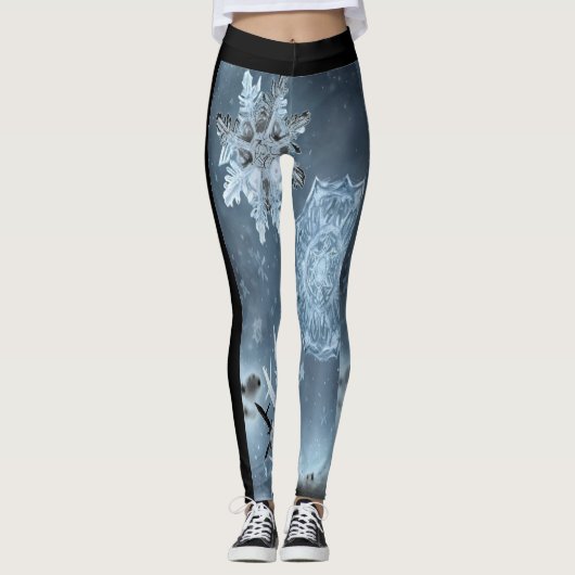 Leggings de flocon de neige (Devant)
