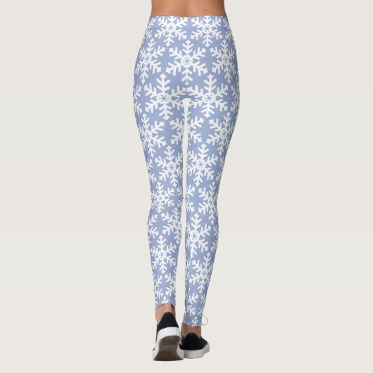 Leggings de flocon de neige de vacances Leggings d (Dos)
